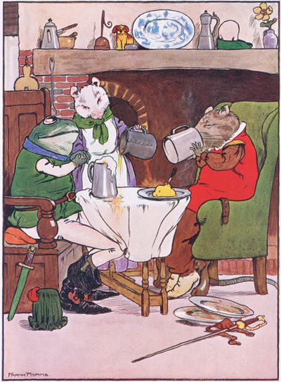 Pray Mistress Mouse Will You Give Us Some Beer, Illustration from 
